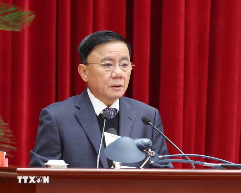 Ông Trần Cẩm Tú, Ủy viên Bộ Chính trị, Thường trực Ban Bí thư. Ảnh: TTXVN