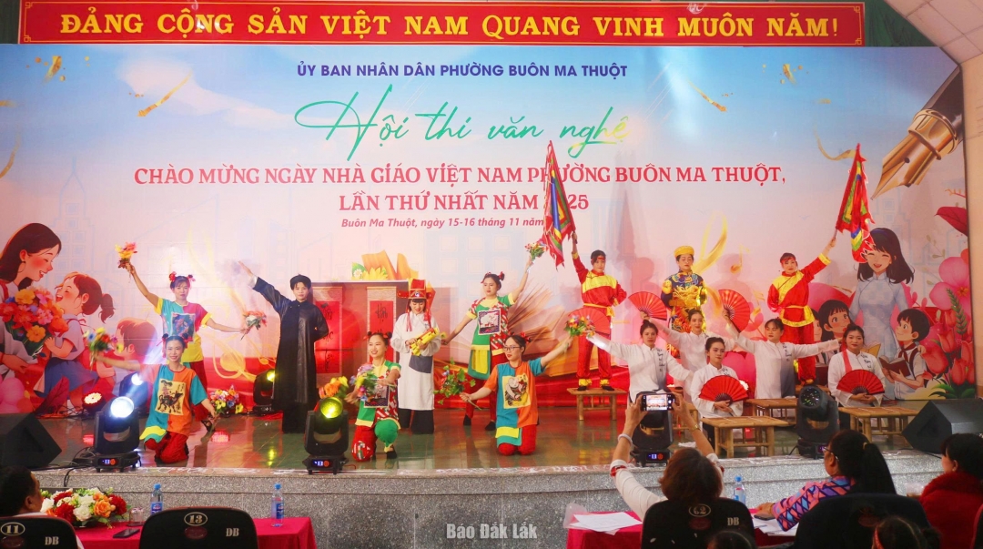 Một tiết mục tham dự hội thi.