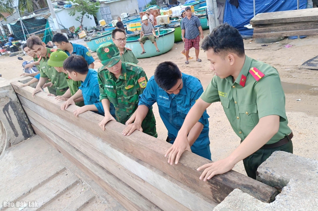 Chính quyền xã Xuân Lộc xác định ưu tiên hàng đầu là bảo đảm an toàn cho người dân. Ảnh: CTV