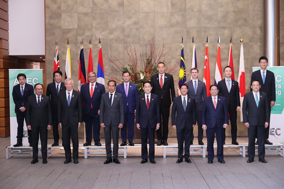 Hội nghị có sự tham dự của lãnh đạo cấp cao các nước ASEAN, Nhật Bản và Australia - Ảnh: VGP
