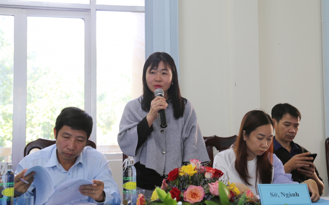 Đại diện Sở Công thương thôn tin về tình hình xuất khẩu của tỉnh Đắk Lắk năm 2023
