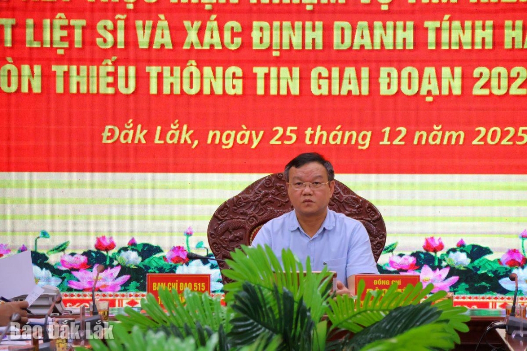 Phó Chủ tịch UBND tỉnh Đào Mỹ chủ trì hội nghị tại điểm cầu Đắk Lắk.