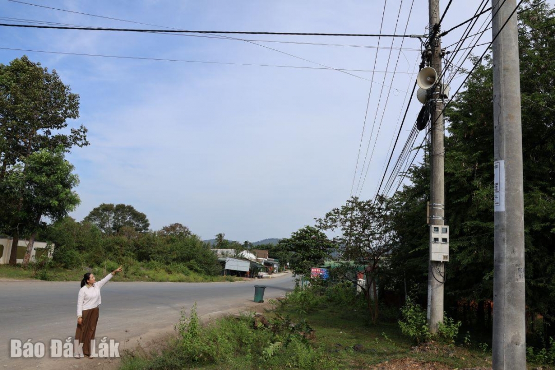 Hệ thống loa truyền thanh trên địa bàn xã biên giới Buôn Đôn.