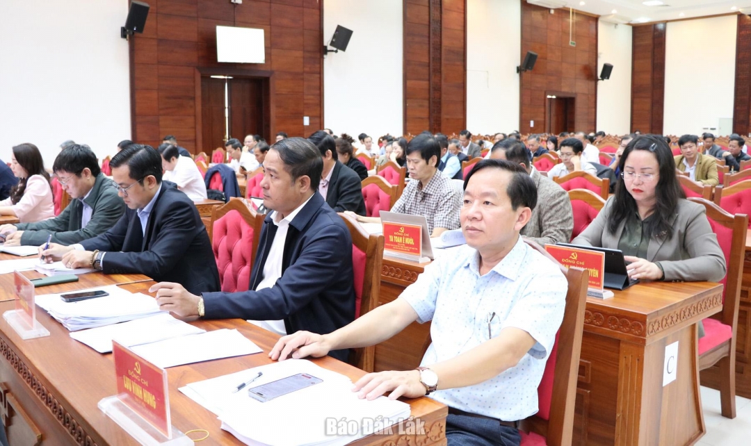 Các đại biểu tham dự hội nghị.