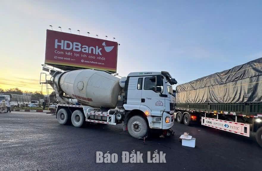 Hiện trường vụ tai nạn.