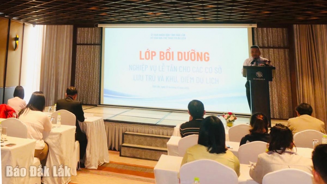 Bồi dưỡng nghiệp vụ lễ tân cho các cơ sở lưu trú và điểm du lịch