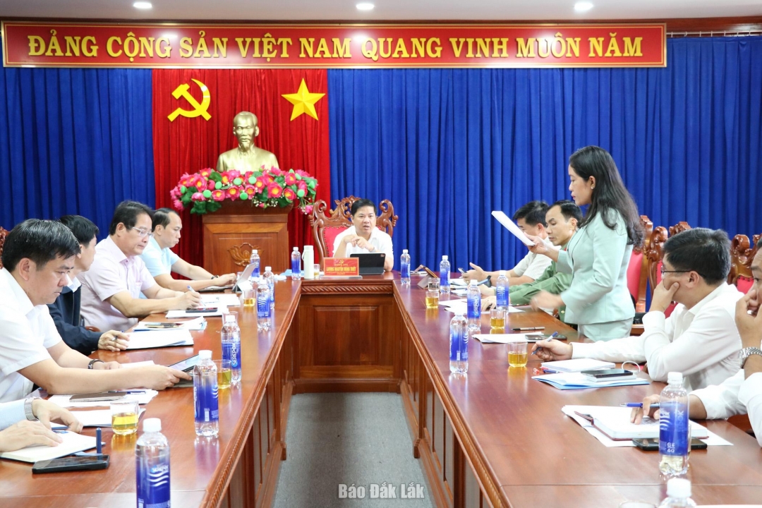 Các đại biểu tham dự cuộc họp.