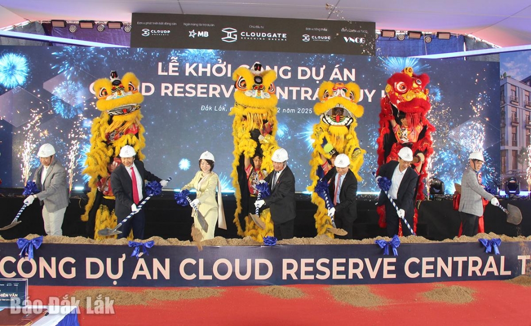 Khởi công dự án Cloud Reserve Central Tuy Hòa. Ảnh: Như Thanh