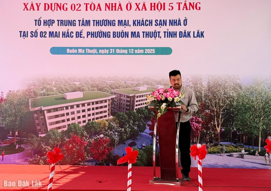 Đại diện chủ đầu tư cam kết sẽ triển khai dự án đúng quy hoạch được phê duyệt và sớm hoàn thành và đưa công trình vào sử dụng