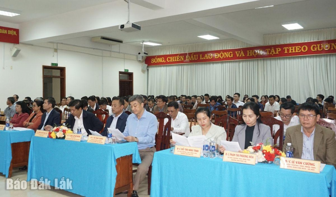 Các đại biểu tham dự hội nghị.