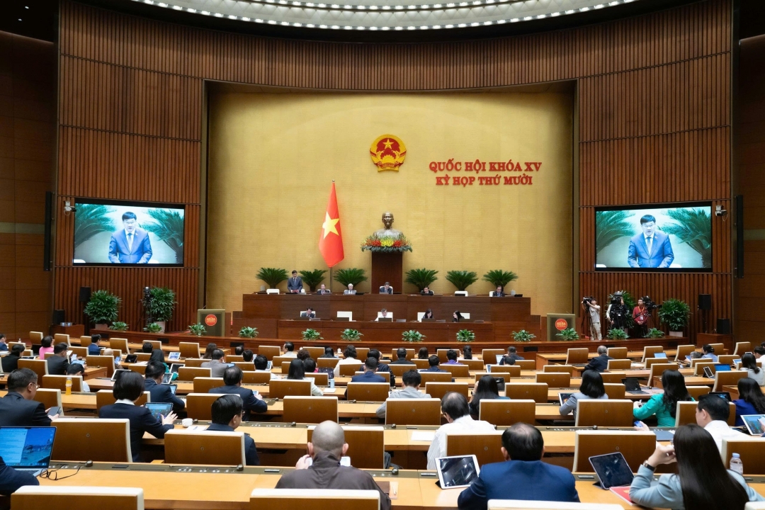 Toàn cảnh phiên làm việc. Ảnh: quochoi.vn