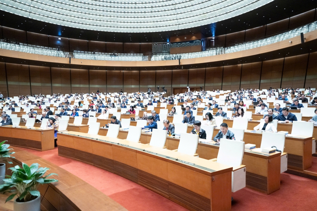 Quang cảnh phiên họp. Ảnh: quochoi.vn