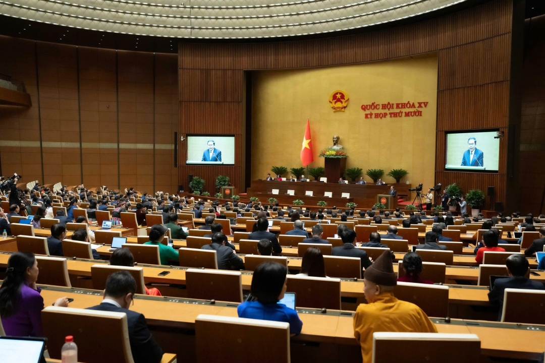 Quang cảnh phiên bế mạc. Ảnh: quochoi.vn