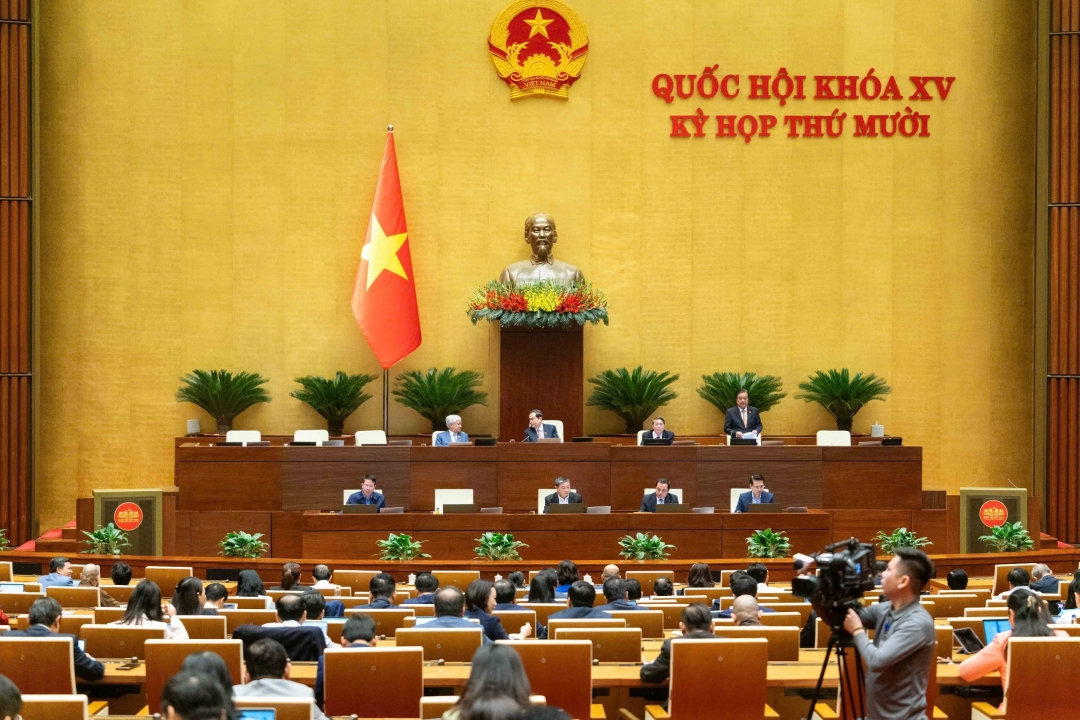 Đoàn Chủ tọa tại phiên họp. Ảnh: quochoi.vn