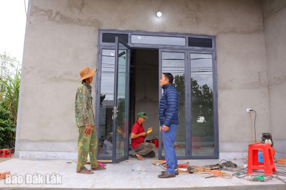 Căn nhà mới của gia đình anh 