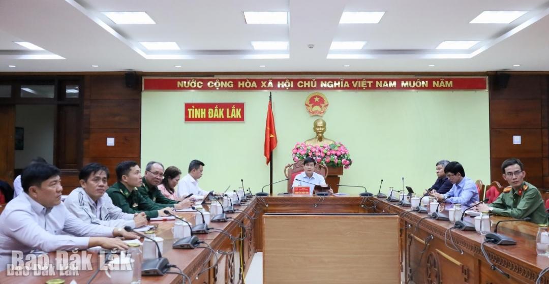 Các đại biểu tham dự tại điểm cầu Đắk Lắk.