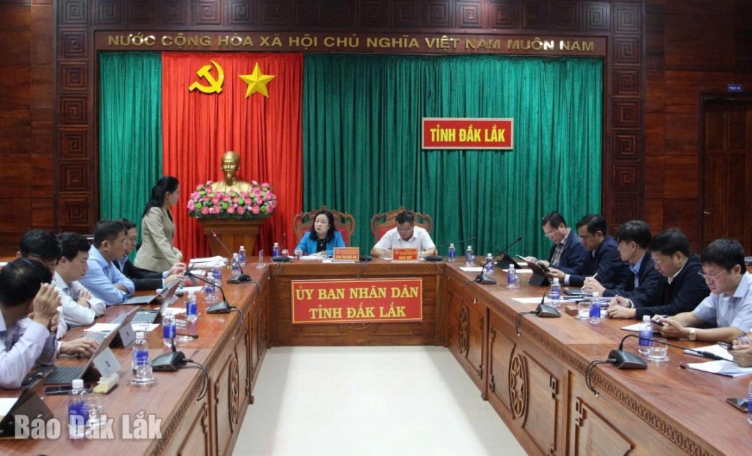 Quang cảnh phiên họp lần thứ hai của Ủy ban bầu cử tỉnh. Ảnh minh họa