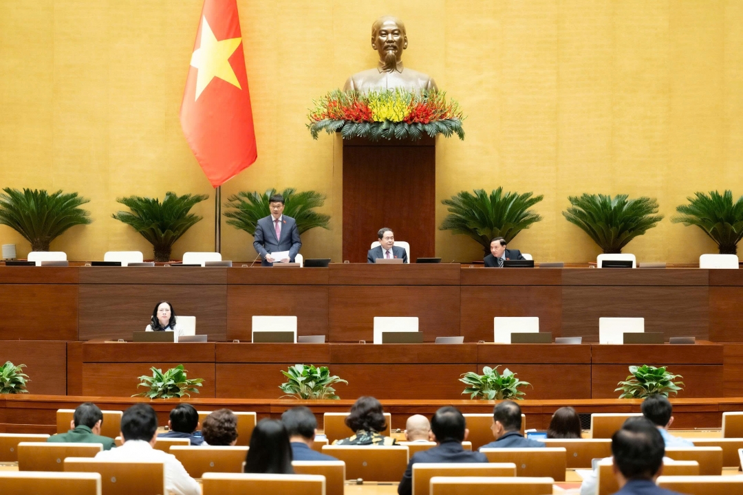 Quang cảnh phiên họp. Ảnh: quochoi.vn