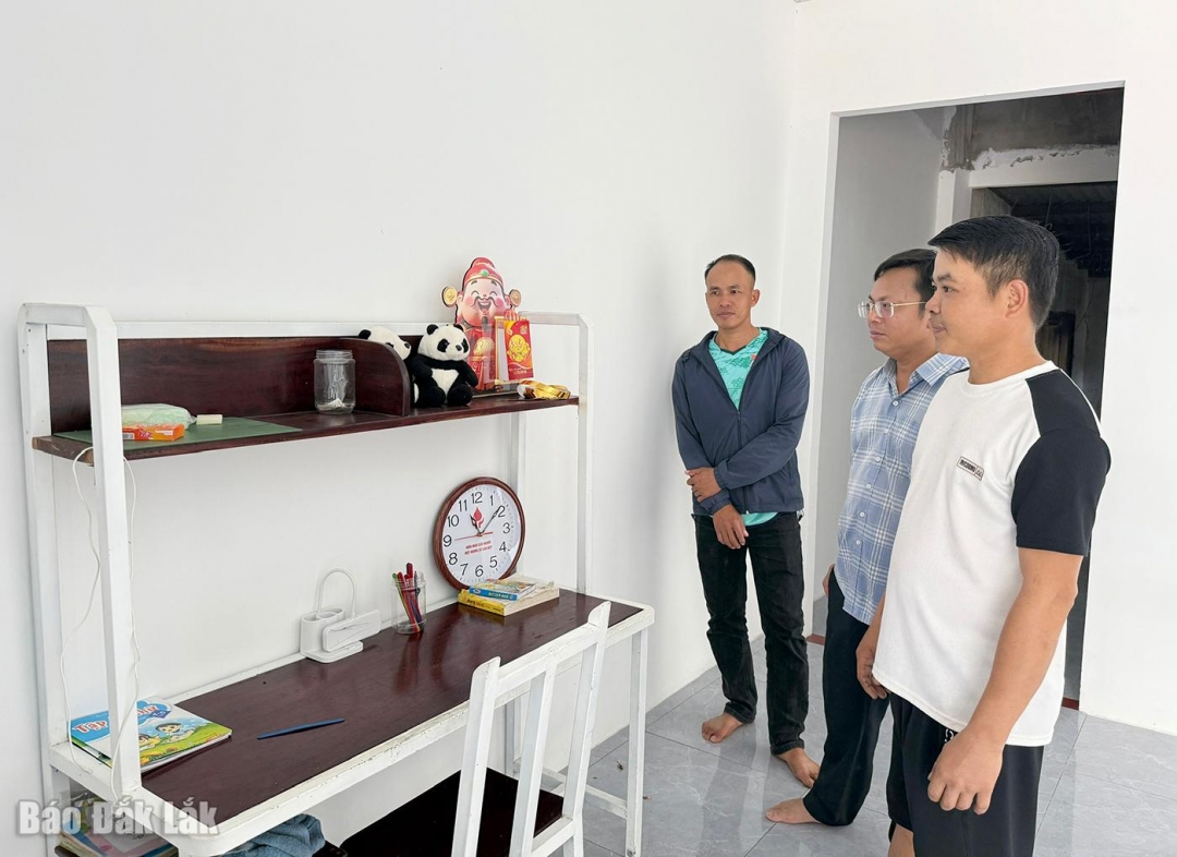 Ngôi nhà mới của gia đình anh Lê Văn Ngọc