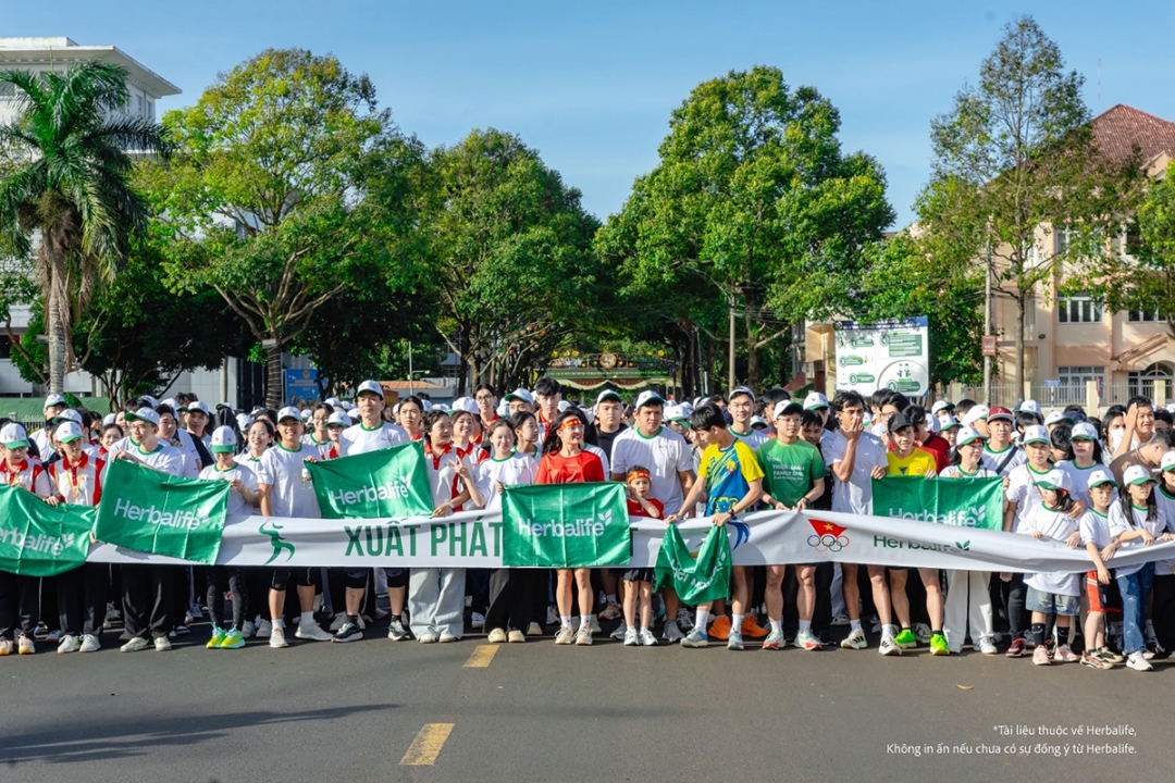 Chương trình Toàn dân tập luyện thể dục thể thao thu hút nhiều người tham gia tại tỉnh Đắk Lắk.