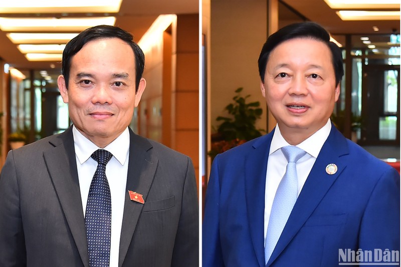 Quốc hội phê chuẩn đề nghị bổ nhiệm các ông Trần Lưu Quang và Trần Hồng Hà giữ chức Phó Thủ tướng Chính phủ nhiệm kỳ 2021-2026.