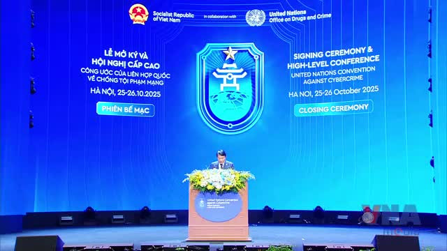 Bế mạc Lễ mở ký Công ước Hà Nội