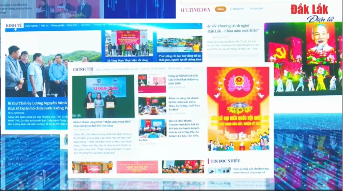 Ra mắt giao diện Báo Đắk Lắk điện tử mới và CMS hiện đại