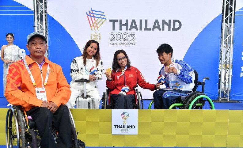 Đoàn Thể thao người khuyết tật Việt Nam đứng thứ 5 tại ASEAN Para Games 13
