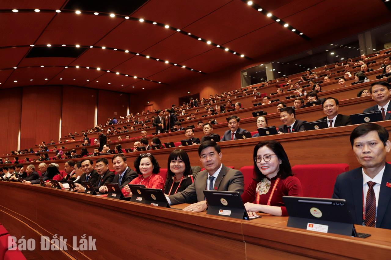 Các đại biểu dự phiên khai mạc Đại hội.