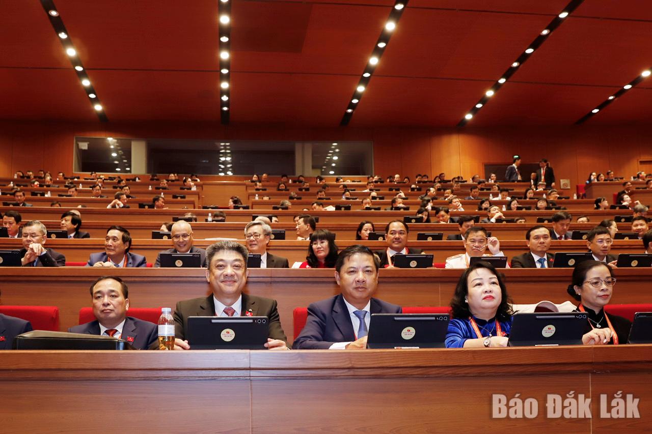 Hoạt động của Đoàn đại biểu Đảng bộ tỉnh Đắk Lắk trong ngày làm việc đầu tiên tại Đại hội XIV của Đảng