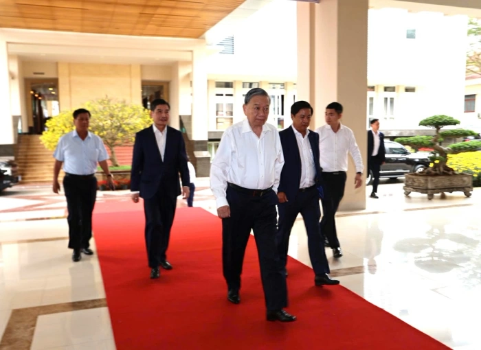 Tổng Bí thư Tô Lâm thăm, chúc Tết Đảng bộ, chính quyền, Nhân dân tỉnh Đắk Lắk Nhân dịp mừng Xuân Bính Ngọ năm 2026