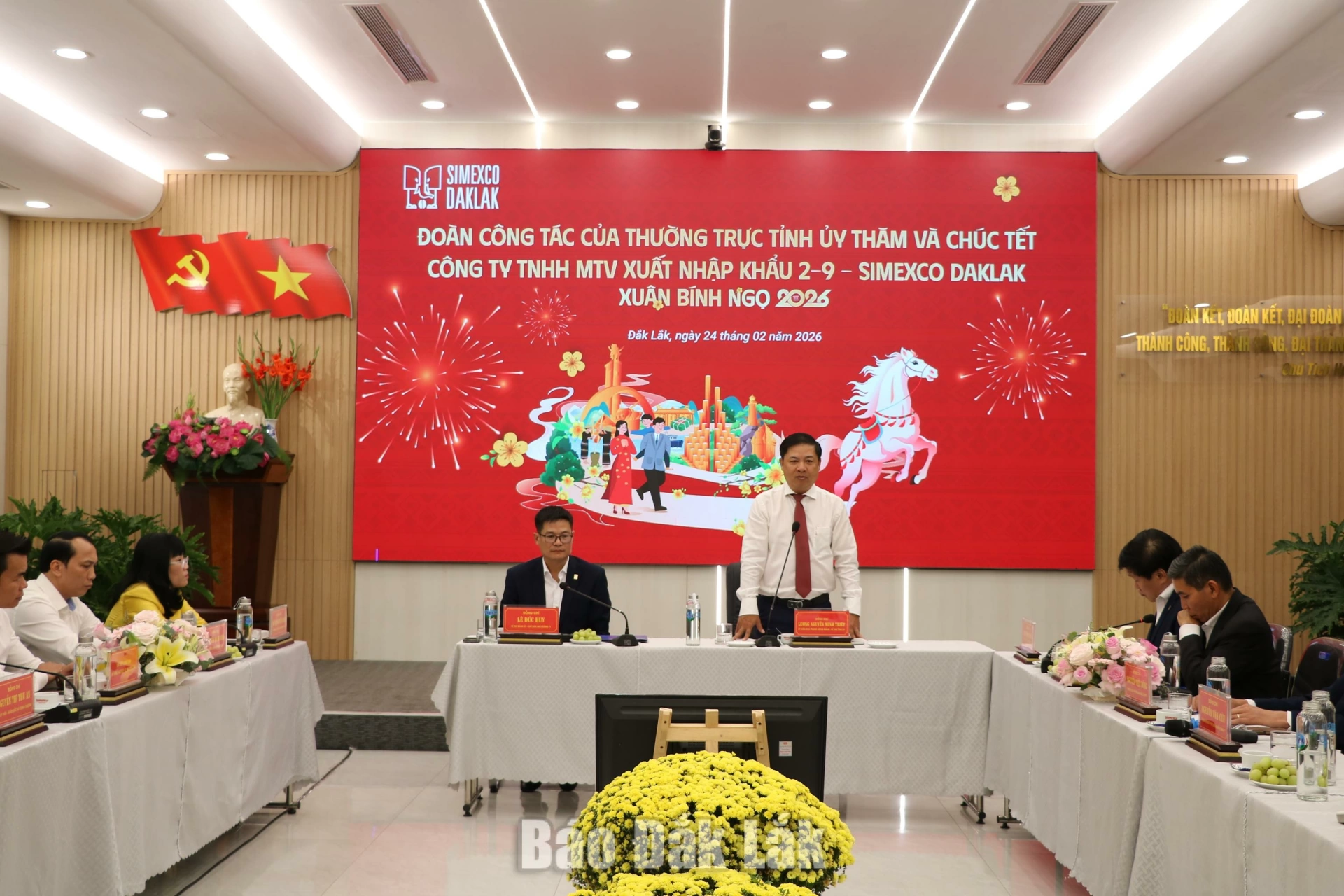 Bí thư Tỉnh ủy Lương Nguyễn Minh Triết ghi nhận và biểu dương những kết quả đạt được của Công ty TNHH MTV Xuất nhập khẩu 2/9 Đắk Lắk.