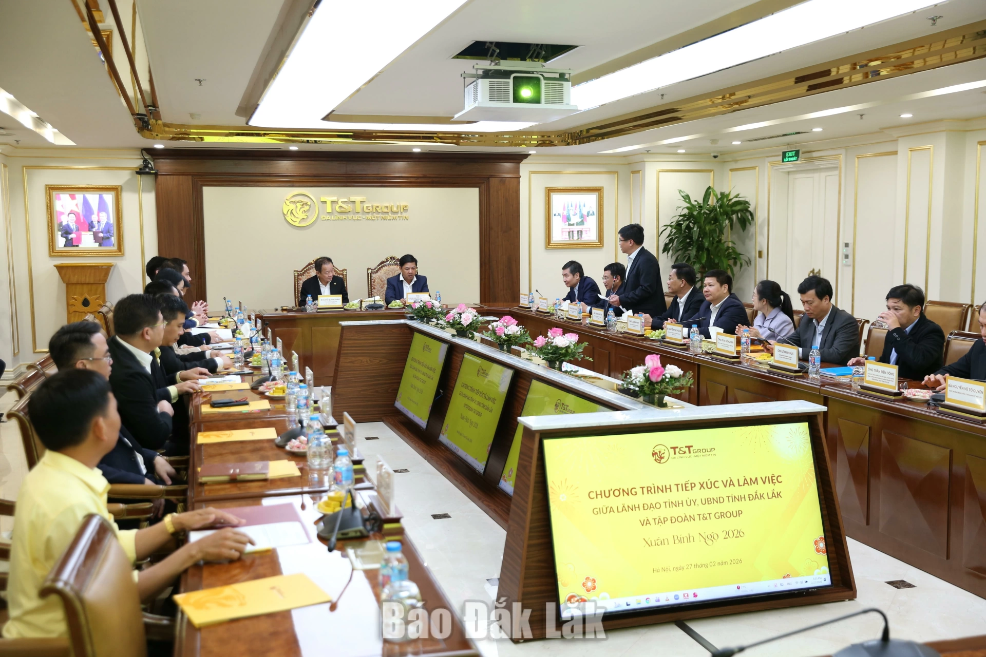 Quang cảnh buổi thăm. Ảnh: CTV