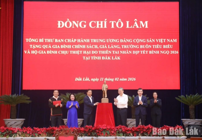 Tổng Bí thư Tô Lâm: Đắk Lắk cần bứt phá mạnh mẽ hơn, tương xứng với tiềm năng và vị trí chiến lược của tỉnh