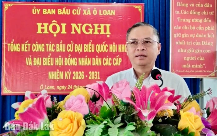 Ô Loan khen thưởng 8 tập thể, 73 cá nhân trong công tác bầu cử
