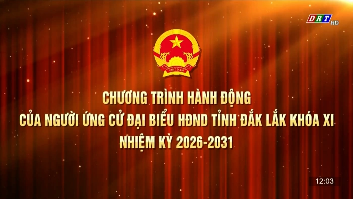 Chương trình hành động của ứng cử viên đại biểu HĐND tỉnh Đắk Lắk nhiệm kỳ 2026-2031 (Đơn vị bầu cử số 5, 6, 7)