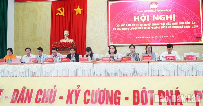 Cử tri phường Buôn Hồ đặt nhiều kỳ vọng vào đại biểu HĐND tỉnh, nhiệm kỳ 2026-3031