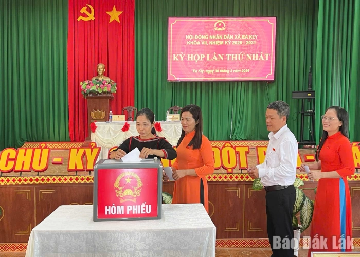 HĐND xã Ea Kly: Chung tay hành động, xứng đáng với ủy thác của cử tri