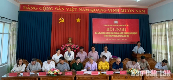 Gặp mặt lãnh đạo các hội quần chúng và phát động phong trào thi đua năm 2026