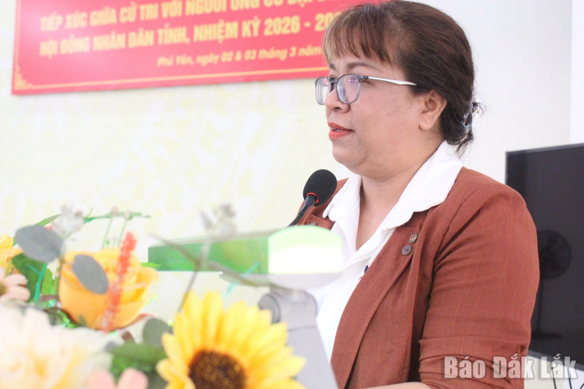 Ứng cử viên Niê Thanh Mai.