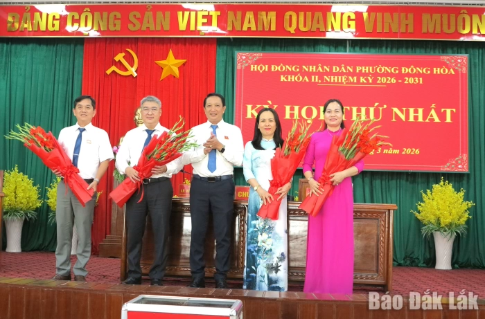 Kỳ họp thứ nhất, HĐND phường Đông Hòa nhiệm kỳ 2026 - 2031