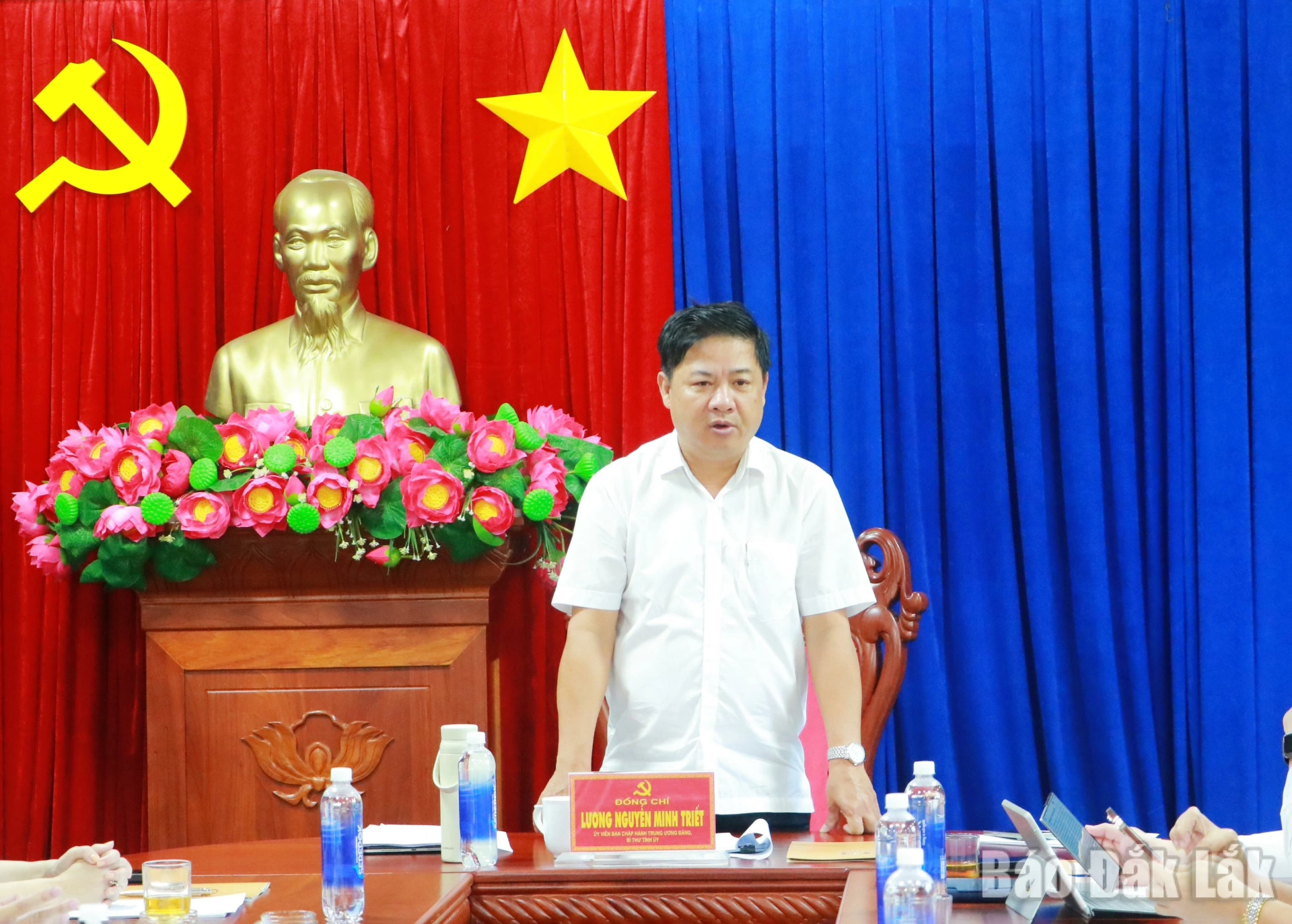 Bí thư Tỉnh ủy Lương Nguyễn Minh Triết xem xét đưa dự án vào danh mục công trình trọng điểm của tỉnh để tập trung chỉ đạo triển khai.