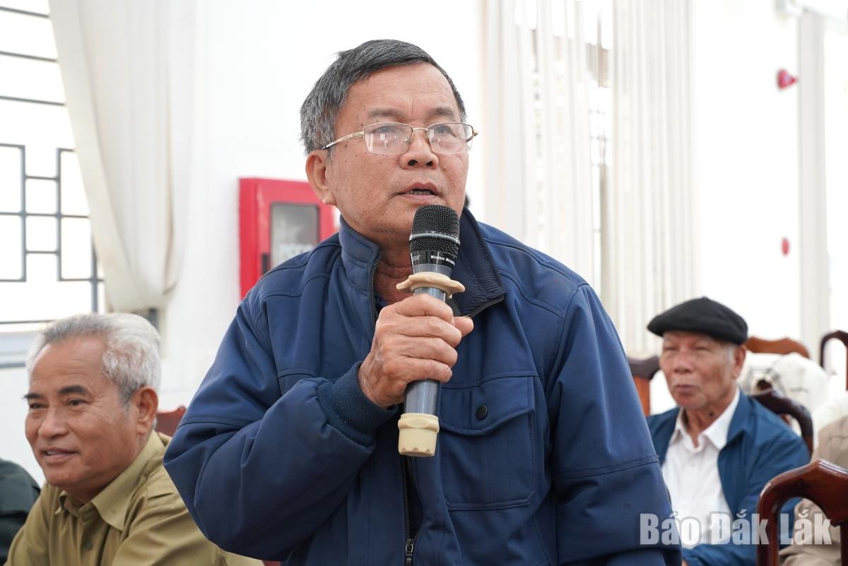 Cử tri phường Tân Lập gửi gắm niềm tin, kỳ vọng vào nhiệm kỳ mới.