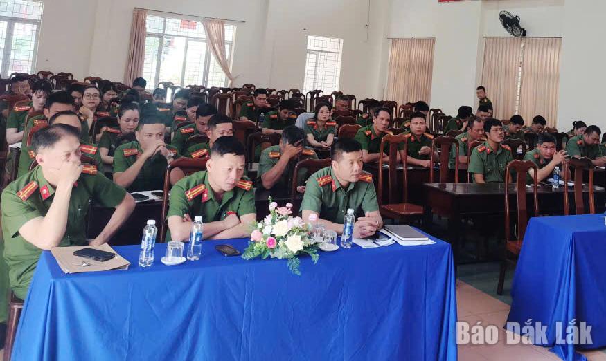 Công an phường Tân An sẽ tổ chức trực chiến 100% quân số trong thời gian diễn ra bầu cử.