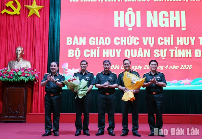 Đại tá Nguyễn Văn Hòa giữ chức Chỉ huy trưởng Bộ Chỉ huy Quân sự tỉnh Đắk Lắk