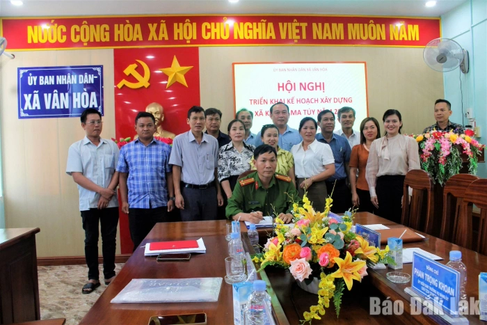 Vân Hòa xây dựng xã không ma túy năm 2026