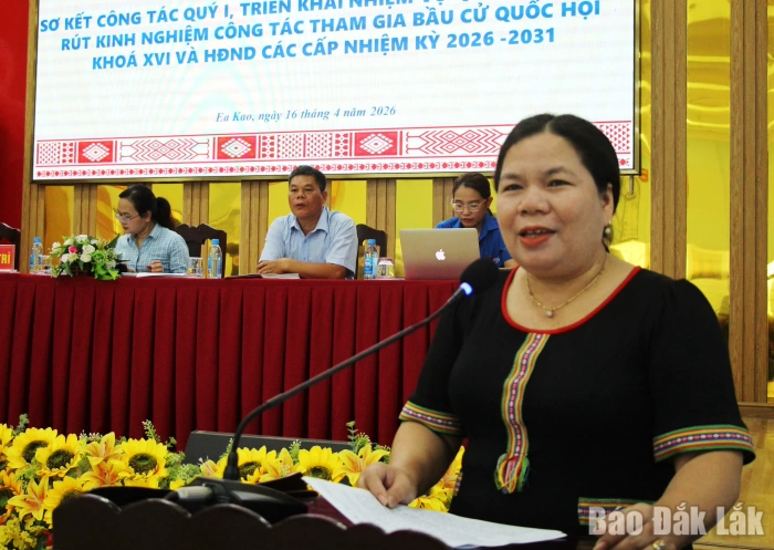 Ủy Ban MTTQ Việt Nam phường Ea Kao phát huy vai trò giám sát, phản biện xã hội