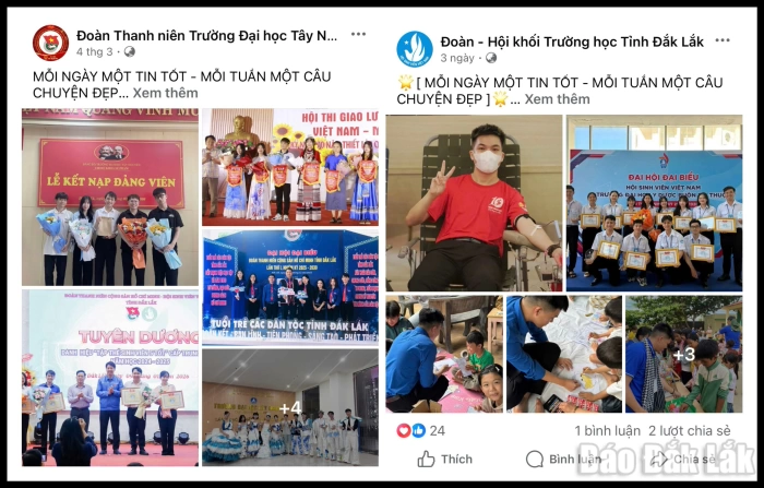 Lan tỏa “tin tốt - chuyện đẹp” trên không gian mạng Lan tỏa “tin tốt - chuyện đẹp” trên không gian mạng