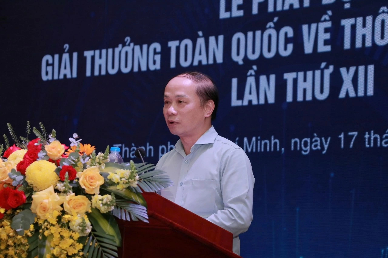 Phó Trưởng Ban Thường trực Ban Tuyên giáo và Dân vận Trung ương Phạm Tất Thắng giới thiệu Lễ phát động. Ảnh: Thời báo Tài chính.
