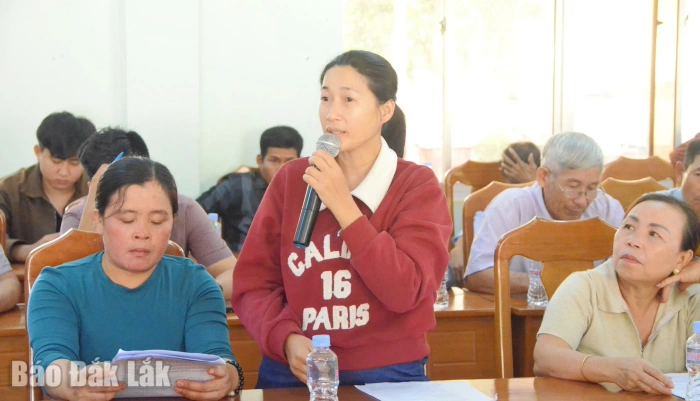 Tham vấn cộng đồng về dự án Cụm công nghiệp Ba Bản, xã Sơn Hoà